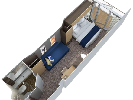 Odyssey Balkonkabine schwule Kreuzfahrt
