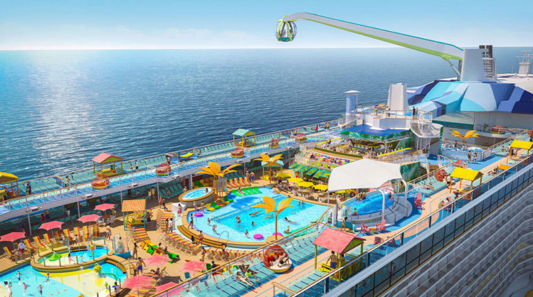 Odyssey Atlantis gay cruise Pooldeck
