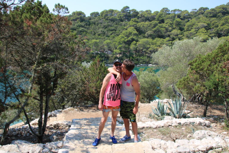 Yacht schwule Kreuzfahrt Kroatien Mljet