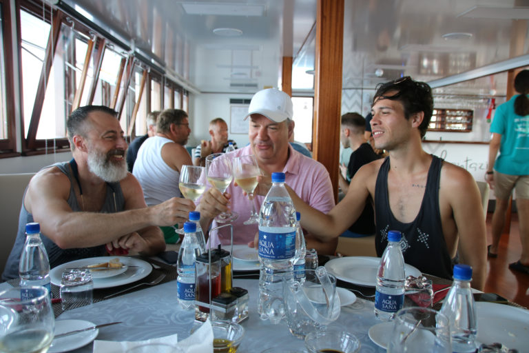 gay cruise Croatia Yacht Restaurant