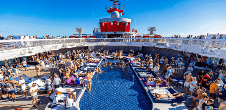 Atlantis Karibik gay cruise Virgin Poolparty