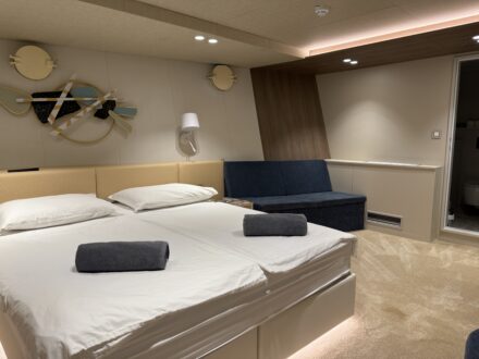 Kroatien gay Yacht cruise Kabine Unterdeck