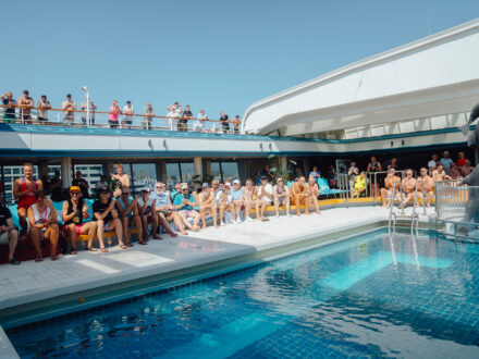Spartacus gay Cruise Spaß an Deck