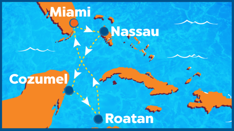 Atlantis Karibik gay cruise 2027 Mexiko Bahamas Route
