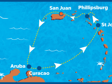 Atlantis Karibik gay cruise Virgin 2027 Route